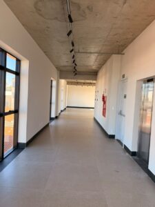 Espaço para recepção e circulação